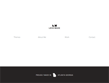 Tablet Screenshot of lessmade.com